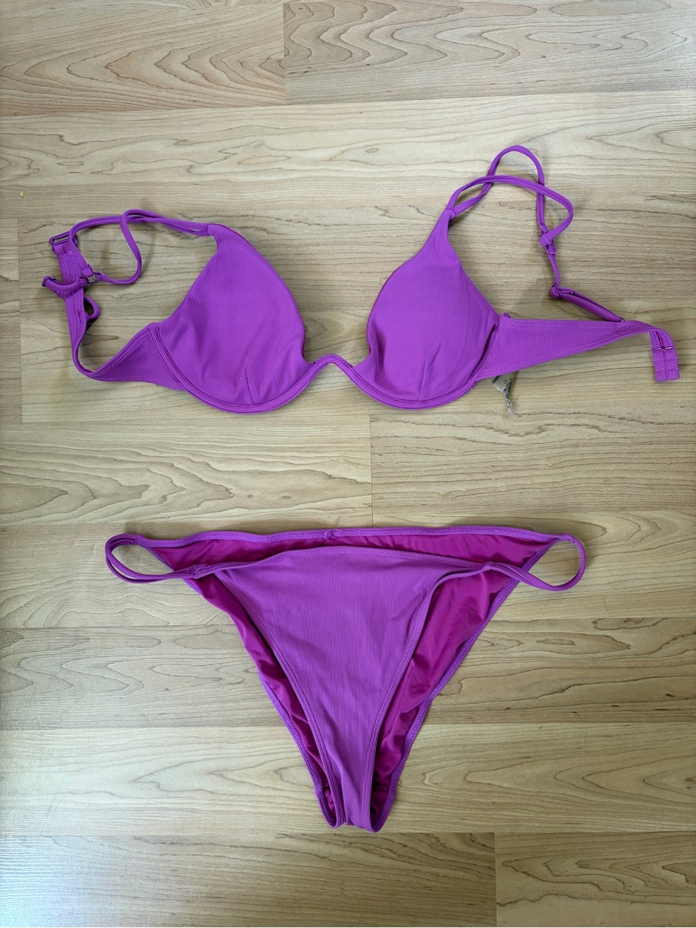 Garage Bright Purple Women’s Two-Piece Bikini